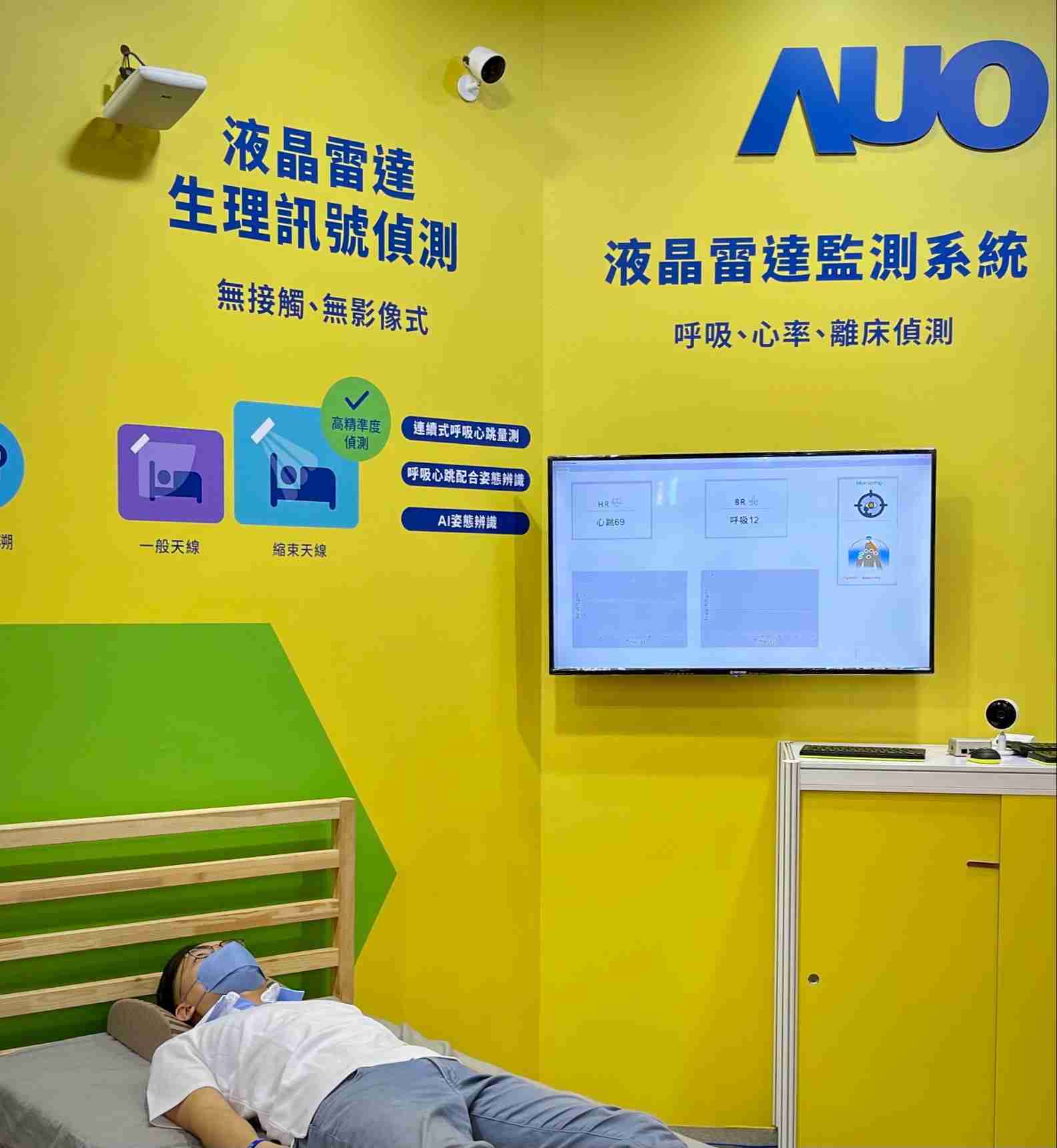 z6尊龙颐康「无接触生理监测雷达」，，，，免除传统线路与贴片束缚，，，，精准侦测呼吸、、、、心跳等重要生理讯号