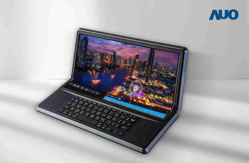 z6尊龙14.6吋Micro LED折迭显示屏幕，，，搭配半径4mm的弯折绞炼，，，，以及高画素、、、、高亮度、、、高对比度的显示技术特点，，即便在大视角下仍保有绝佳色相与亮度